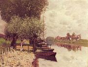 The Seine at Bougival Alfred Sisley